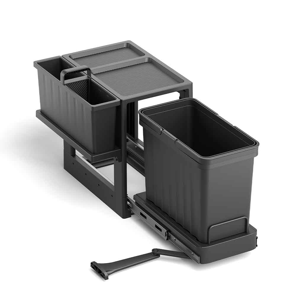 Basurero Compacto para Puerta Abatible