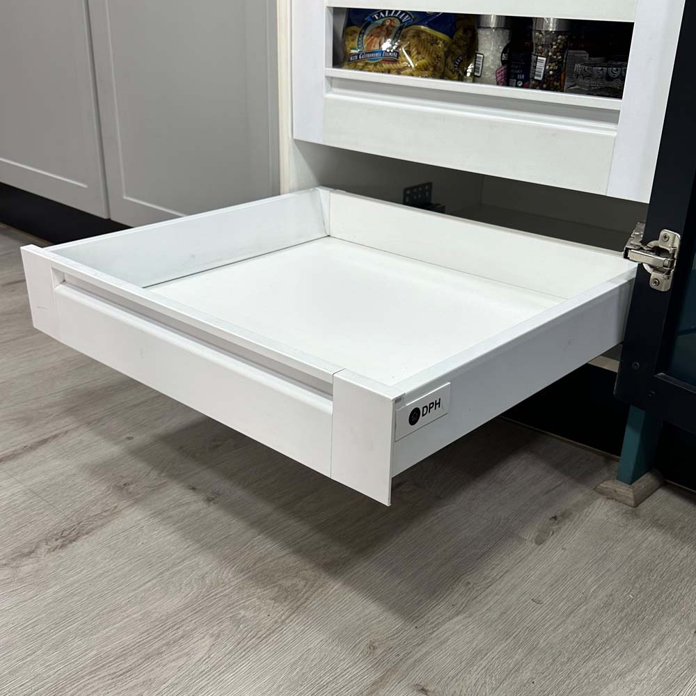 Cajón Metálico Blanco Interior Bajo 600 mm
