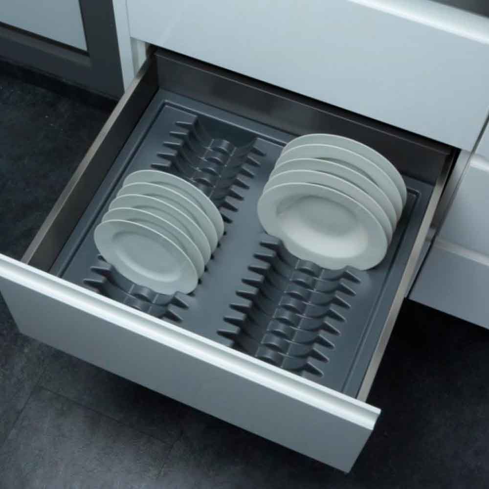 Organizador de Platos Gris