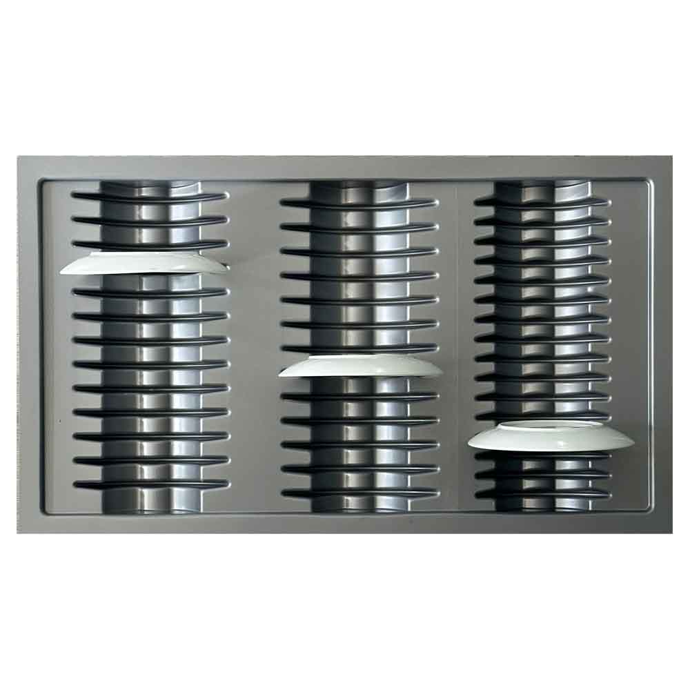 Organizador de Platos Gris