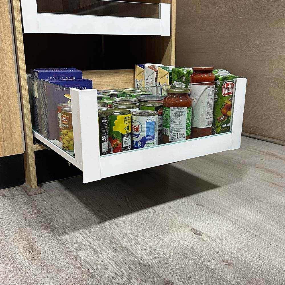 Cajón Vidrio Interior Alto Blanco