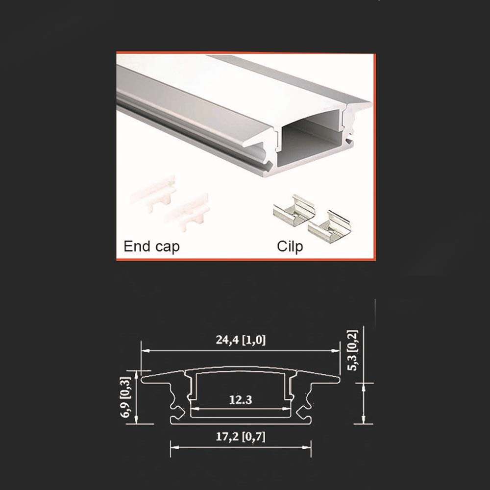Canaleta LED Embutida