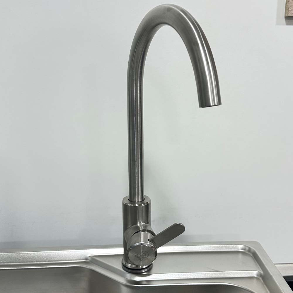 Llave Monomando Lavaplatos Cuello Cisne
