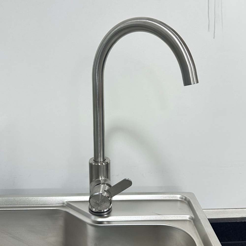 Llave Monomando Lavaplatos Cuello Cisne