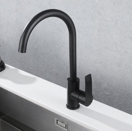 Llave Monomando Lavaplatos Cuello Cisne