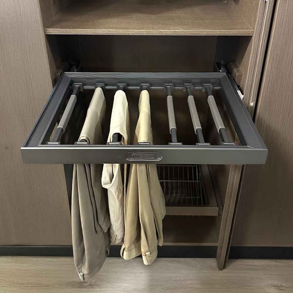 Pantalonero Extraíble Cierre Suave Gris