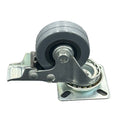 Rueda Base Goma Gris con Freno