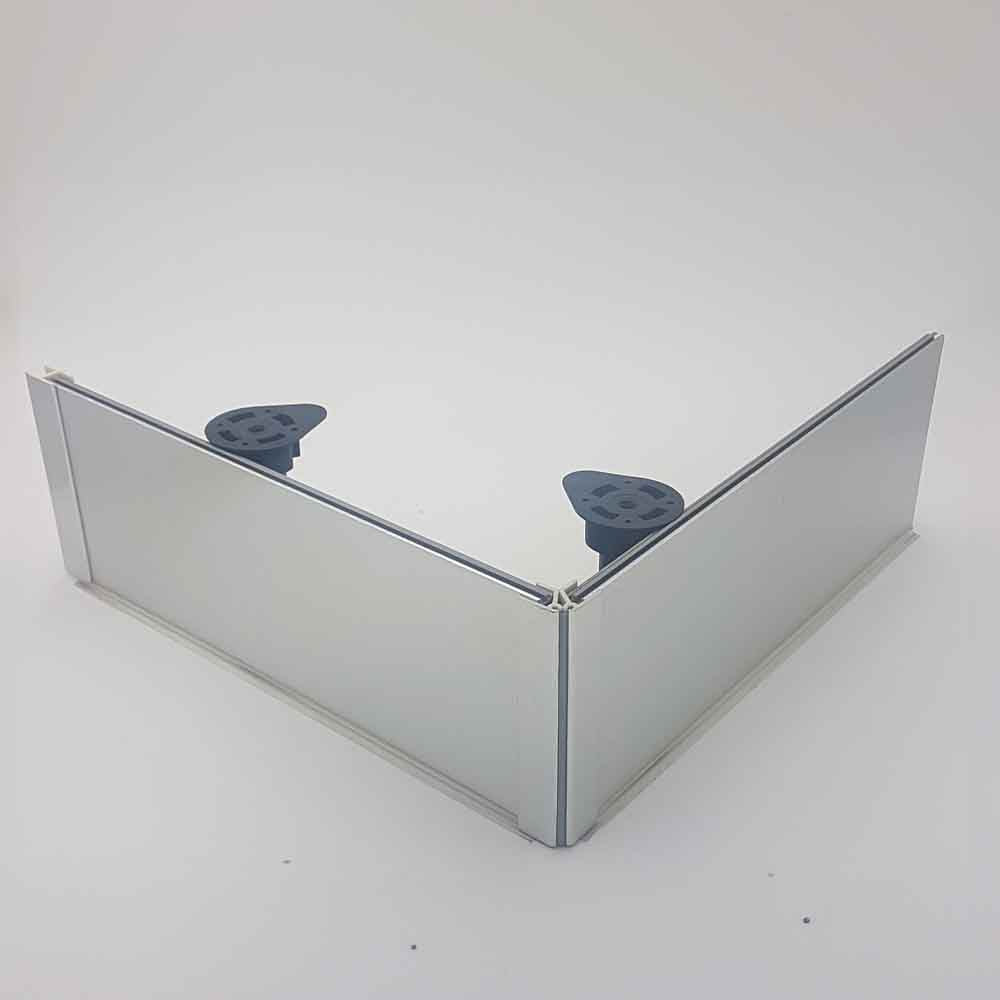 Zócalo de Aluminio 100 mm (3 m)