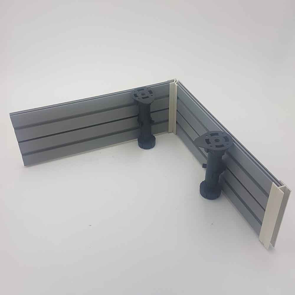 Zócalo de Aluminio 150 mm (3 m)
