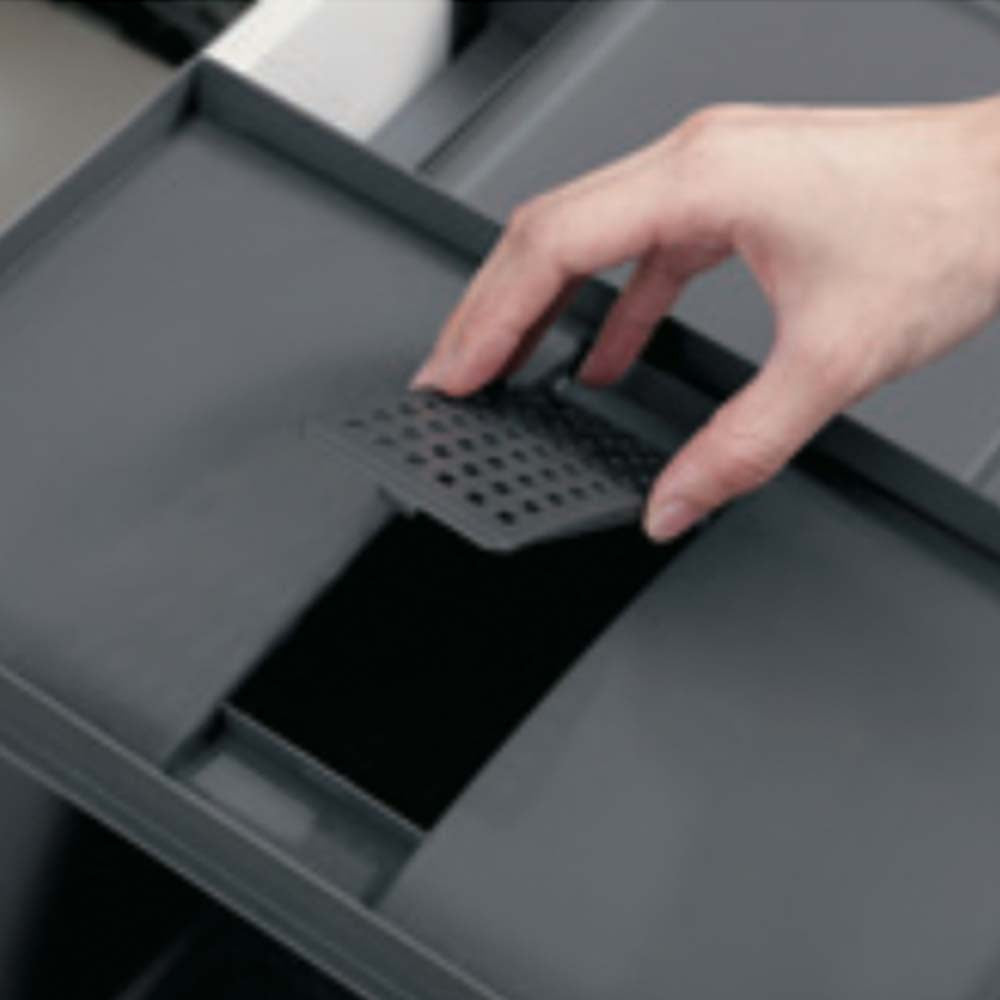 Basurero Reciclaje 2 Contenedores para Cajón (31 L)