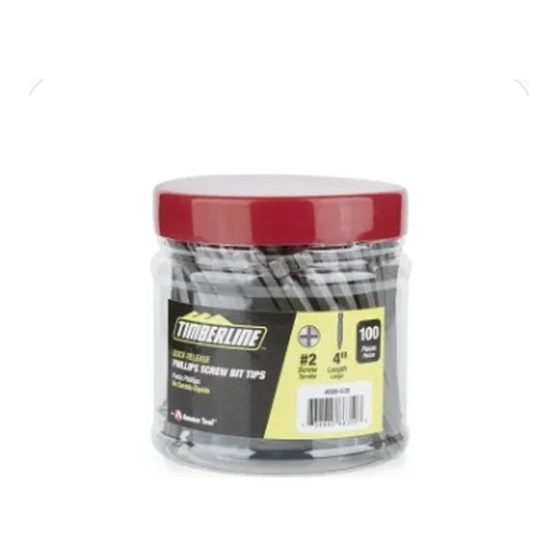 Puntas Destornillador Phillips Nº2 - 4" Timberline