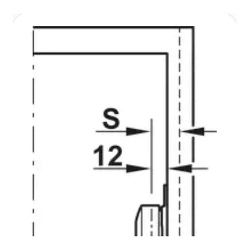 Brazo P/puerta Elevable /freno Reg. Hafele