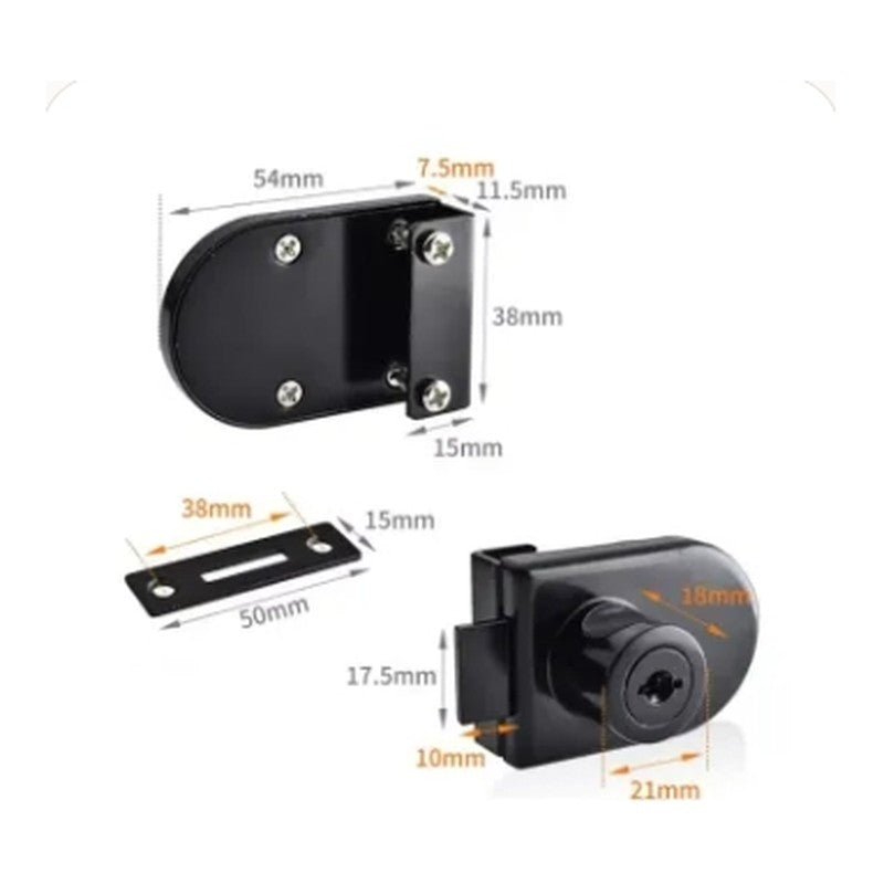 Cerradura Rack BK 408 Neg.armstrong