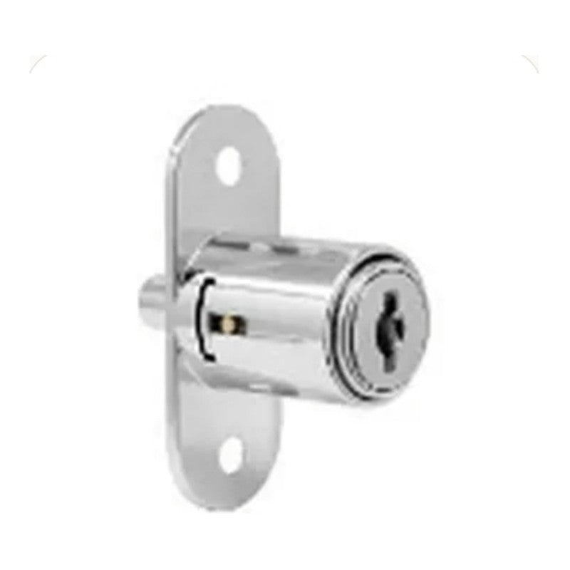 Cerradura Boton 19X22 MM Cromada